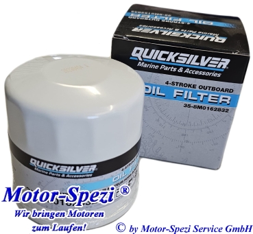 Quicksilver Ölfilter für 4-Takt Außenbordmotoren, original 35-8M0162832 ersetzt 35-822626Q1