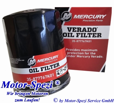 Mercury Ölfilter für 4-Takt Verado Außenbordmotoren, original 35-877767K01