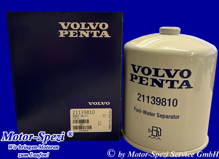 Motor-Spezi - Volvo Penta Kraftstofffilter, passt MD30, TMD30, TAMD30 und  AQAD30. Original Volvo Penta 21492771 ersetzt 3825133.