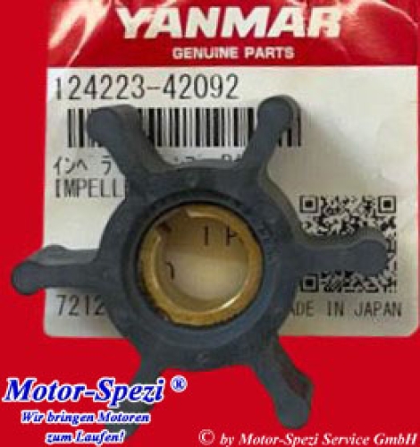 Yanmar Impeller für 2GM20F und 3GM30F, original 124223-42092