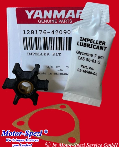 Yanmar Impellerkit für 1GM und 1GM10, original 128176-42090 ersetzt 128176-42080