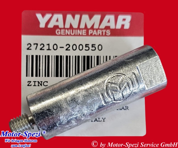 Yanmar Zinkanode für SD20 und SD31, original 27210-200550