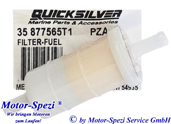 Quicksilver Kraftstofffilter für 4-Takt Außenbordmotoren, original 35-877565T1