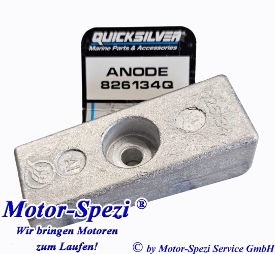 Quicksilver Aluanode für Mercury 4-Takt Motoren von 40 bis 200 PS, original 826134Q