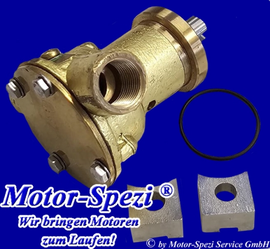 Seewasserpumpe für Volvo Penta MD1, 2, 5, 6, 7, 11 und MB10A, ersetzt 833415, 833883